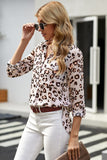 Wild Snake Print Shirt with Pockets