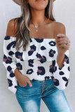 Off Shoulder Long Sleeve Blouse