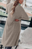 Slouchy Pocketed Knit Longline Cardigan