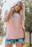 Flutter Shoulder Striped Print Tank Top