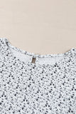 Floral Smocked Puff Sleeve Blouse