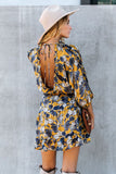Ruffle Tiered Babydoll Style Mini Dress