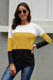 Yellow Miller Colorblock Cozy Thermal Top