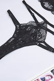 Cadged Strappy Lace Bralette Set