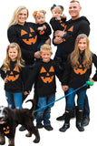 Kids' Halloween Pumpkin Ghost Graphic Pullover Hoodie