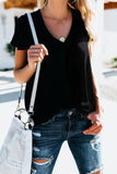 V Neck Short Sleeve Tee
