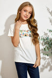Dreamer Graphic White Kid's Tee