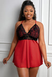 Lace See-through Plus Size Chemise