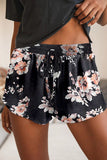 Camo Drawstring Elastic Waist Shorts
