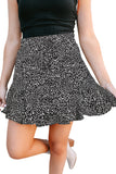 Animal Print Mini Skirt
