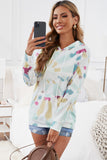 Tie Dye Pattern Hoodie