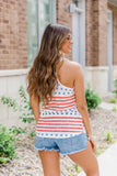The USA Flag Stars and Stripes Tank Top
