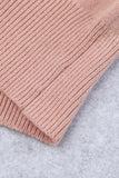 Textured Bubble Sleeve Knit Sweater