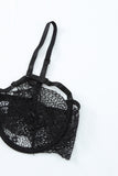 Lace Bralette Set with Garters and Gloves