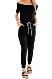 Living My Life Drawstring Jogger Jumpsuit