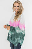 Ombre Tie Dye Pullover Top