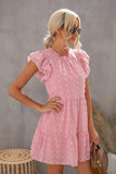 Swiss Dot Layered Mini Dress
