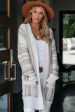 Pocketed Cotton Blend Cardigan