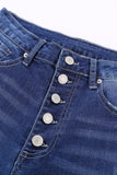 High Rise Skinny Button Fly Jeans