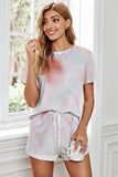Tie Dye Print Lounge Short Set