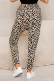 Casual Skinny Leopard Print Pants