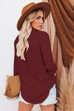 Turn-down Collar Pocketed Button Shirt