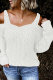 Dew Shoulder Knitted Sweater
