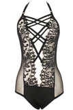 Strappy Lace Goth Teddy