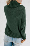 Turtleneck Balloon Long Sleeve Pullover Sweater