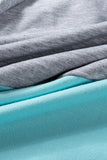 Colorblock Thumbhole Sleeved Sweatshirt