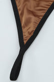 Lace Spice Satin Babydoll with Slit