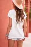 Pocketed Tee with Side Slits