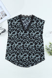 Floral Scalloped V Neck Short Sleeves Top