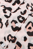 Python Print Short Sleeve Shirt    Leopard Print Short Sleeve Shirt