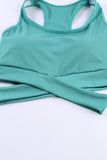Crisscross Sports Bra and Leggings Set