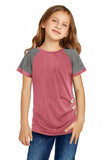 Raglan Sleeve Kid Tee with Side Buttons