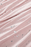 Foil Splatter Drops Ruffled Flowy Tank