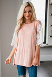 Lace Sleeves Tunic Top