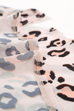 Python Print Short Sleeve Shirt    Leopard Print Short Sleeve Shirt