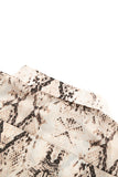 Python Print Short Sleeve Shirt    Leopard Print Short Sleeve Shirt