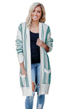 Pocketed Cotton Blend Cardigan