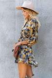 Ruffle Tiered Babydoll Style Mini Dress