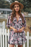 Ruffle Tiered Babydoll Style Mini Dress