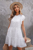 Swiss Dot Layered Mini Dress
