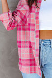 French Style Plaid Button Up Shirt
