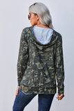 Print Kangaroo Pocket Hoodie