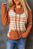 Aztec Cowl Neck Sweatshirt