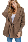 Woolen Fur Horn Button Oversize Jacket