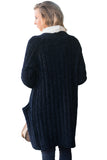 Velvet Chenille Cardigan for Women
