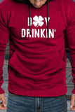 Clover DRINKIN' Print Pocket Men's Pullover Hoodie